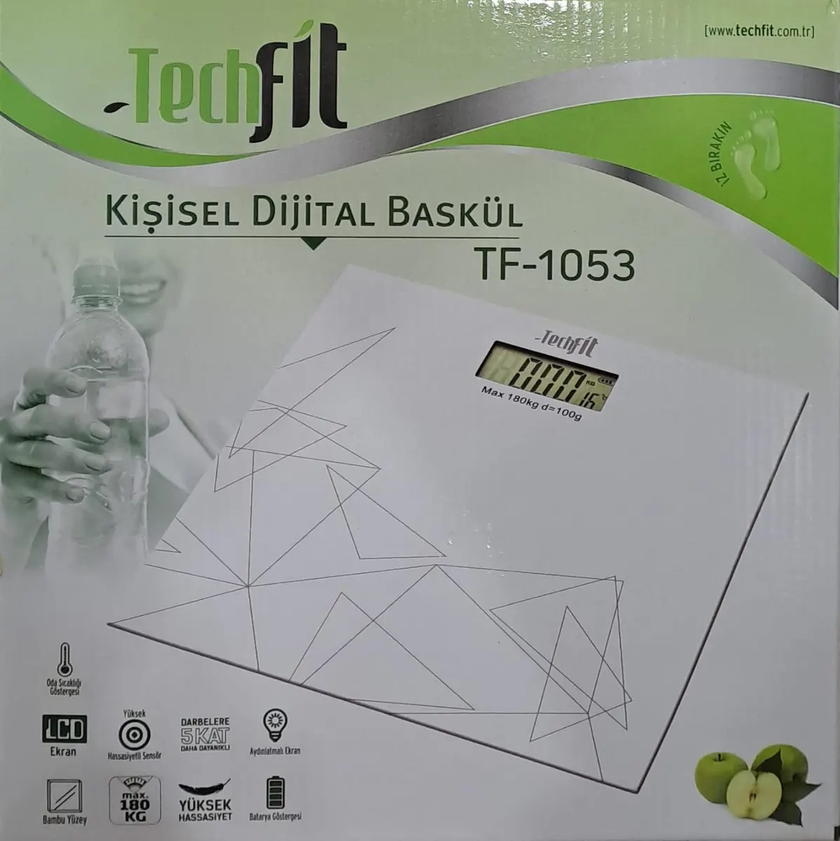Techfit Baskül Tf-1053 Temperli CAM 2
