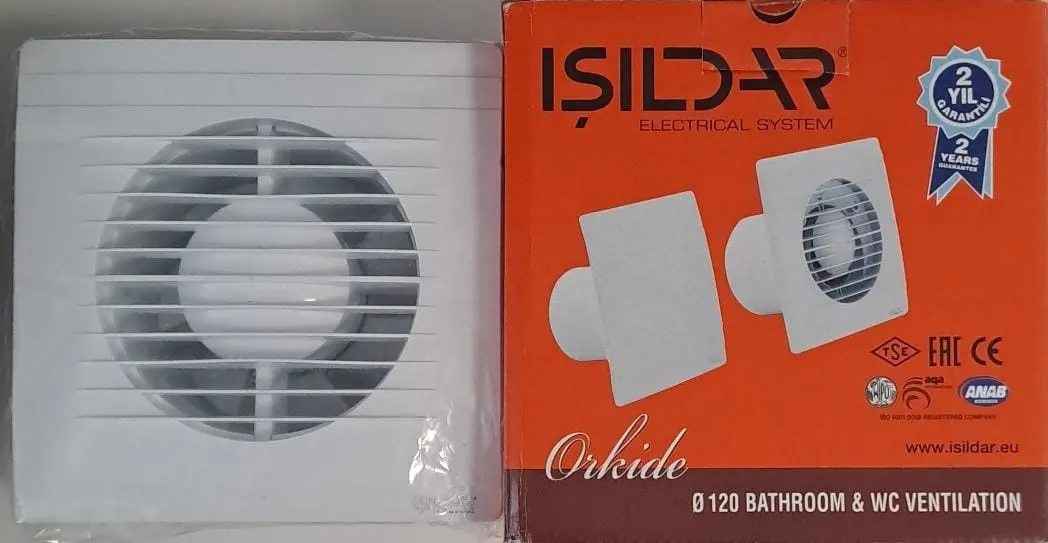 Işıldar (orkide ) Havalandırma FANI / Banyo VE Tuvalet Aspiratörü 120 LİK 2