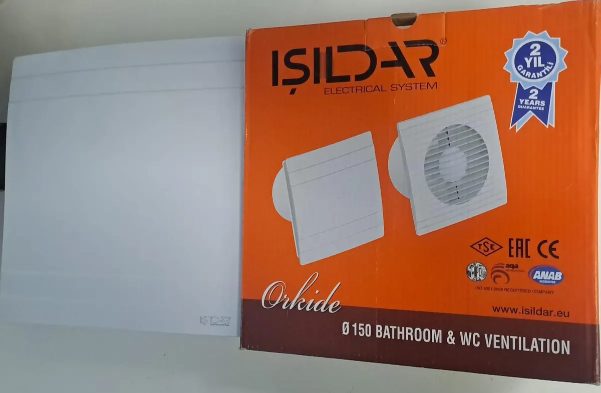Işıldar (orkide Dekor ) Havalandırma FANI / Banyo VE Tuvalet Aspiratörü 150 LİK 2