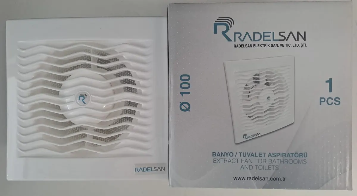 Radelsan Havalandırma FANI / Banyo VE Tuvalet Aspiratörü 100 LÜK 4