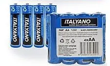 İtalyano AA 1,5 V Kalem PİL 4 LÜ Paket