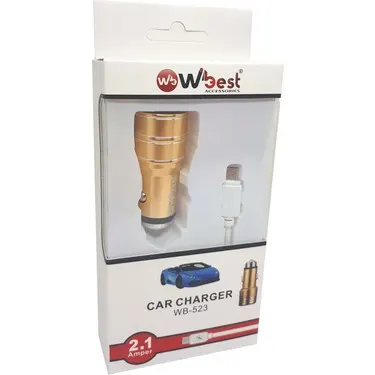 Wbest OTO ŞARJ SETİ 2.1 Amper Wb-525