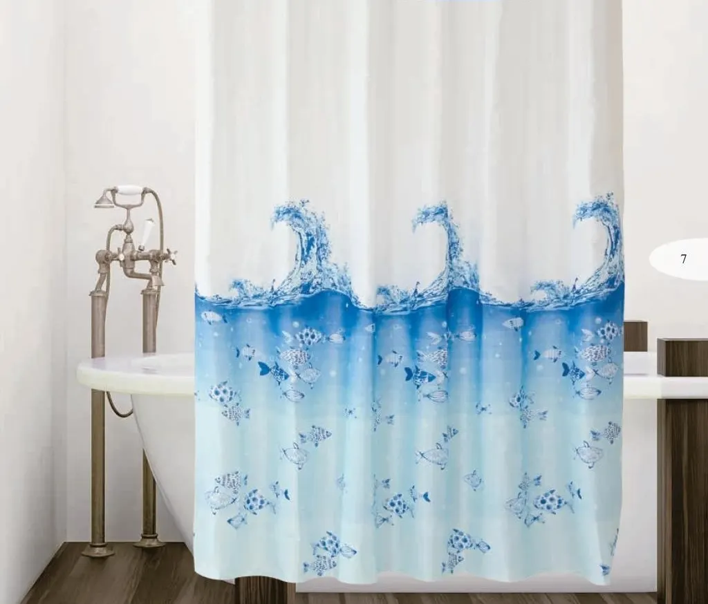Banyo Perdesi ÇİFT Kanat ( Stoğumuzdaki Renklerden Gönderilecektir )