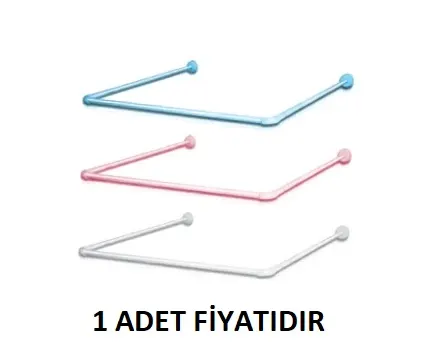 Banyo Perdesi Borusu Köşeli
