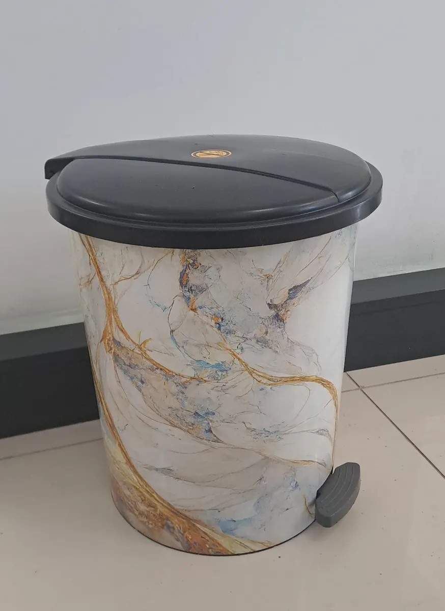 Erdem Pedallı ÇÖP Kovası Desenli 4 NO 039 19 LT