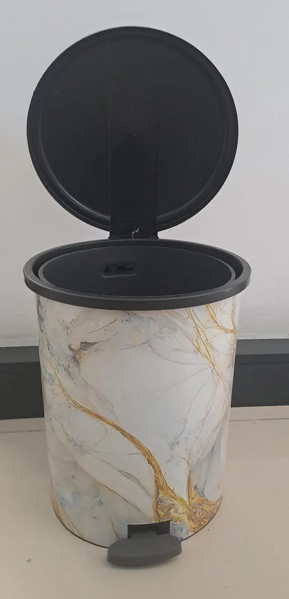 Erdem Pedallı ÇÖP Kovası Desenli 4 NO 039 19 LT 2