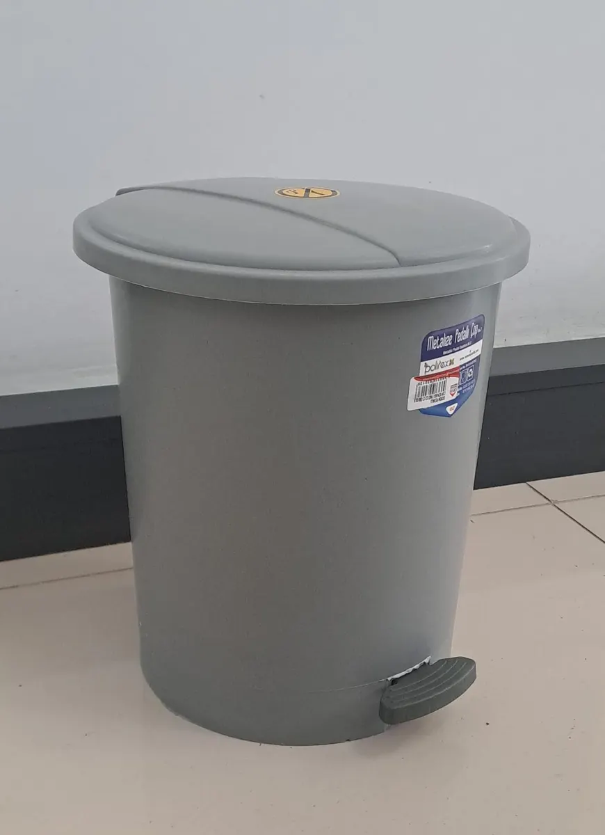 Erdem Pedallı ÇÖP Kovası 3 NO 12 LT GRİ 013