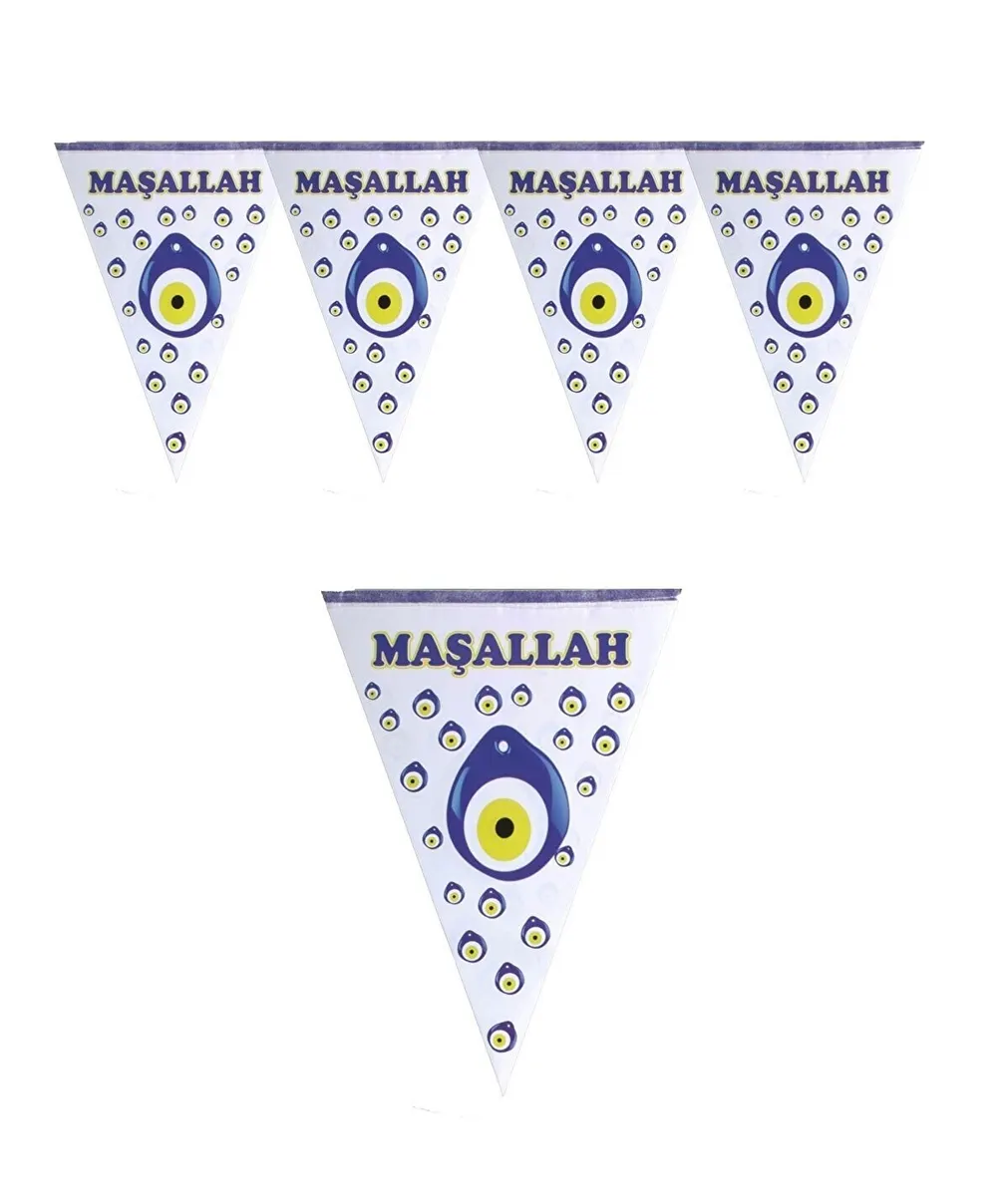 Üçgen Flama - Maşallah Nazar Boncuklu