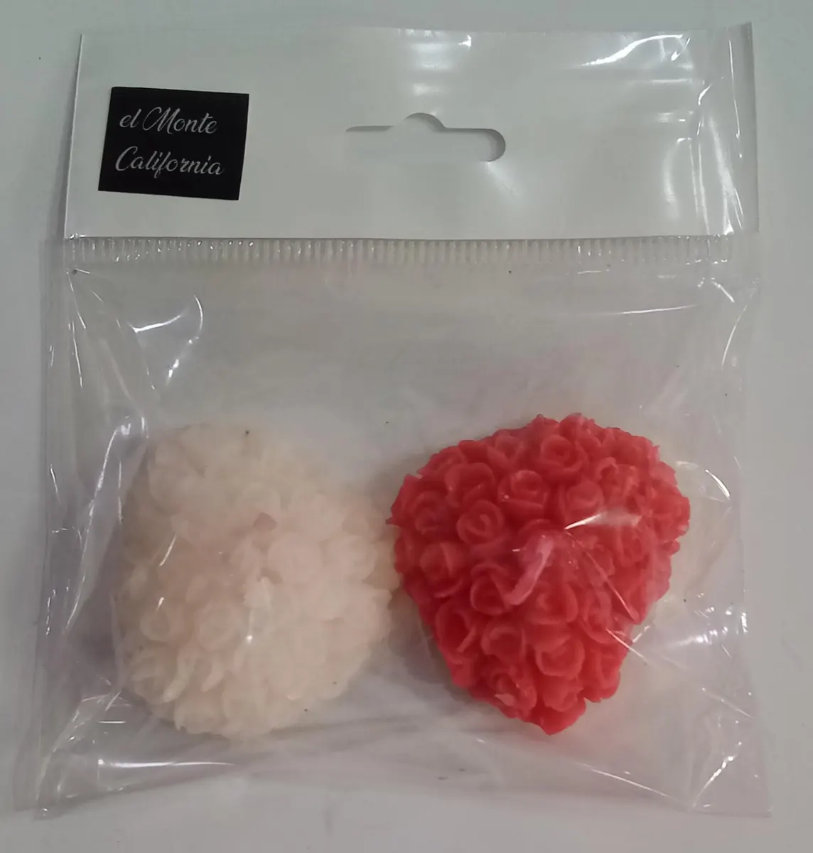 Elmonte - Güllü KALP MUM İkili Paket