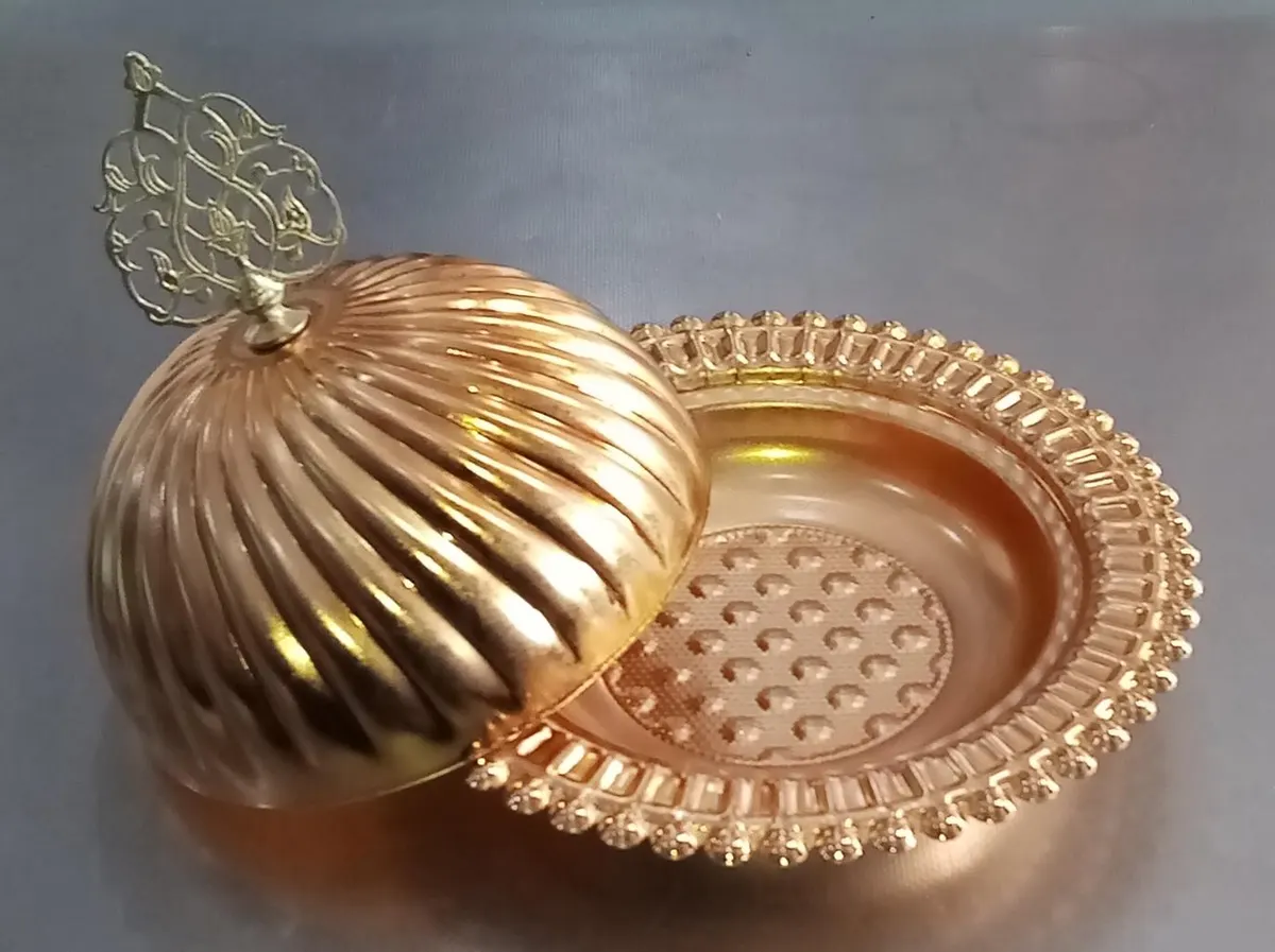 2X-006 Metal Şekerlik Altın Sarısı
