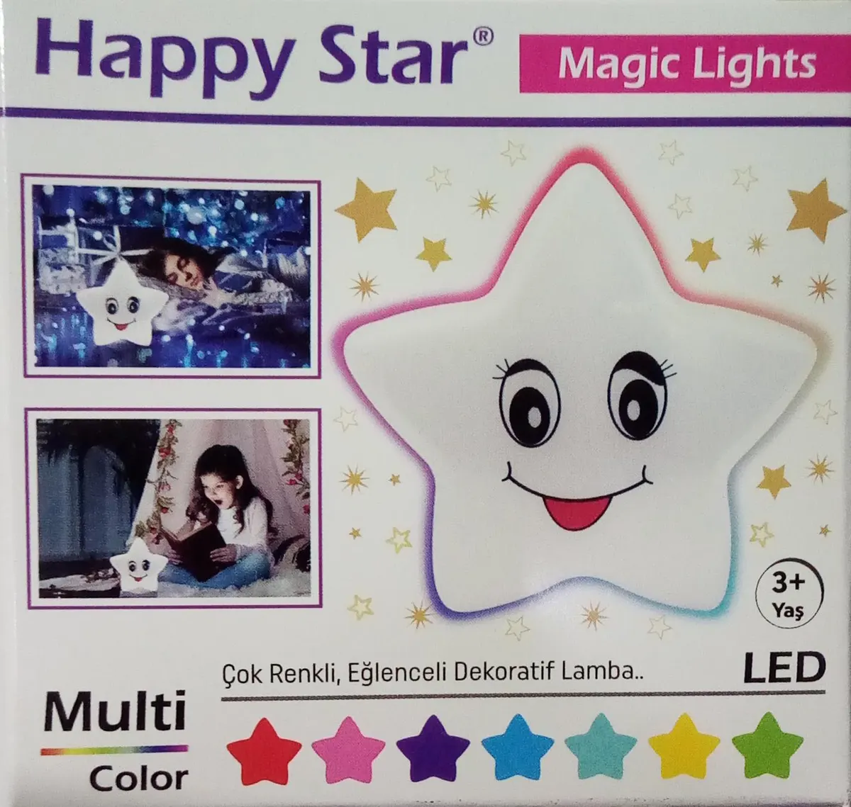 Happy STAR Işıklı Yıldız - Pilli LED Lamba 2
