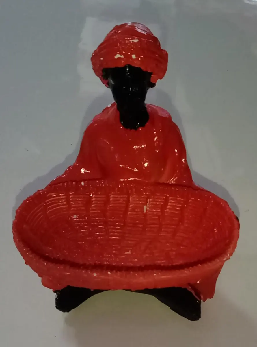 HİNTLİ BİBLO SEPETLİ KADIN 10 cm