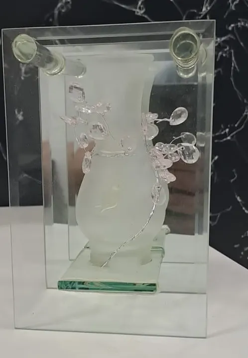 BİBLO AYNALI CAM VAZO NF6-1 ( 7 x 10 x 15 cm ) 3