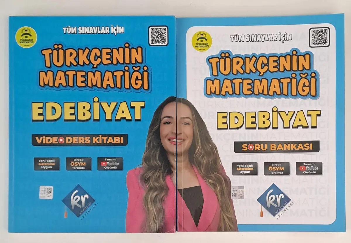 KR Akademi Yayınları Türkçenin Matematiği Edebiyat Video DERS Kitabı VE SORU Bankası