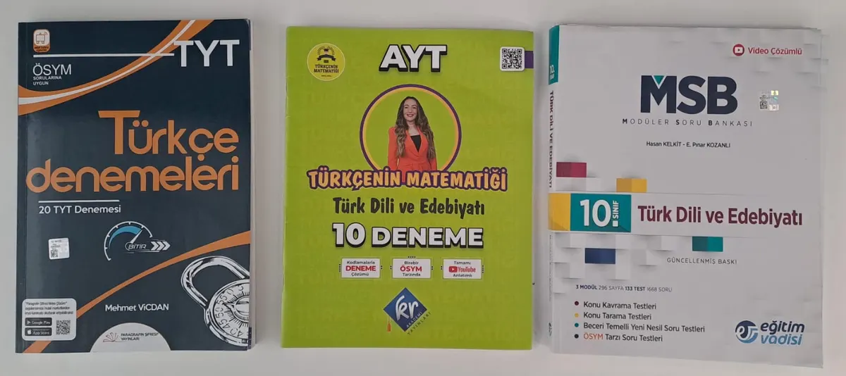 Paragrafın Şifresi - KR Akademi VE Eğitim Vadisi Yayınları TYT - AYT Türkçe Deneme VE 10.SINIF TÜK DİLİ VE Edebiyatı SORU Bankası ( 2.EL )