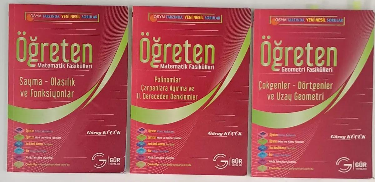 GÜR Yayınları Öğreten Matematik VE Geometri Fasikülleri ( 2.EL ) 2