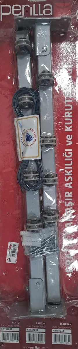 Perilla Duvara Monteli Metal Çamaşır Kurutmalığı Kırmalı Sm-0020 3