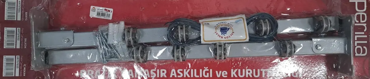 Perilla Duvara Monteli Metal Çamaşır Kurutmalığı Kırmalı Sm-0020 4