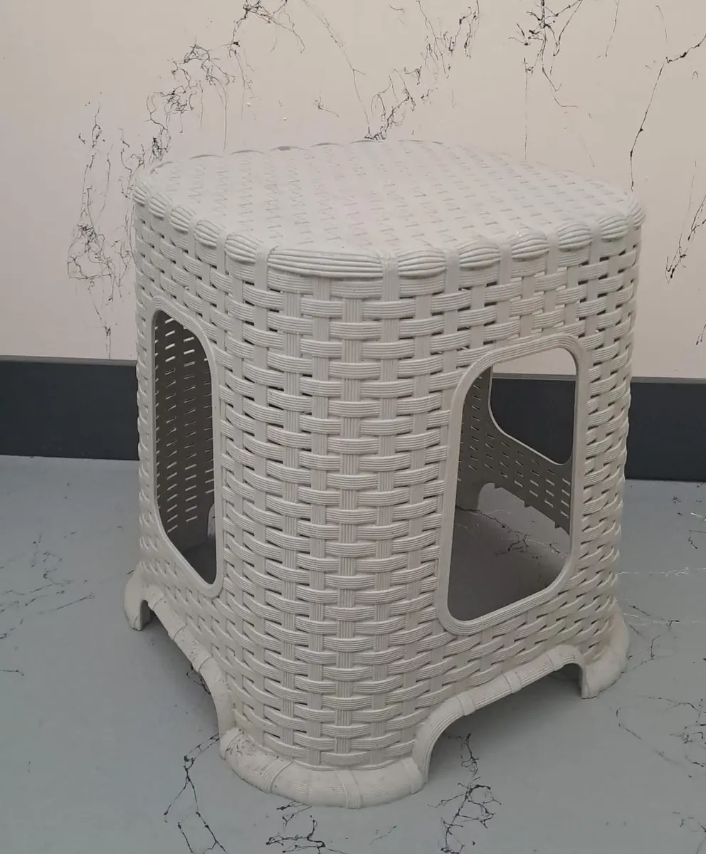 ÖZER Tabure Rattan Hasır ORTA