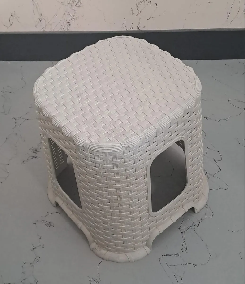 ÖZER Tabure Rattan Hasır ORTA 2
