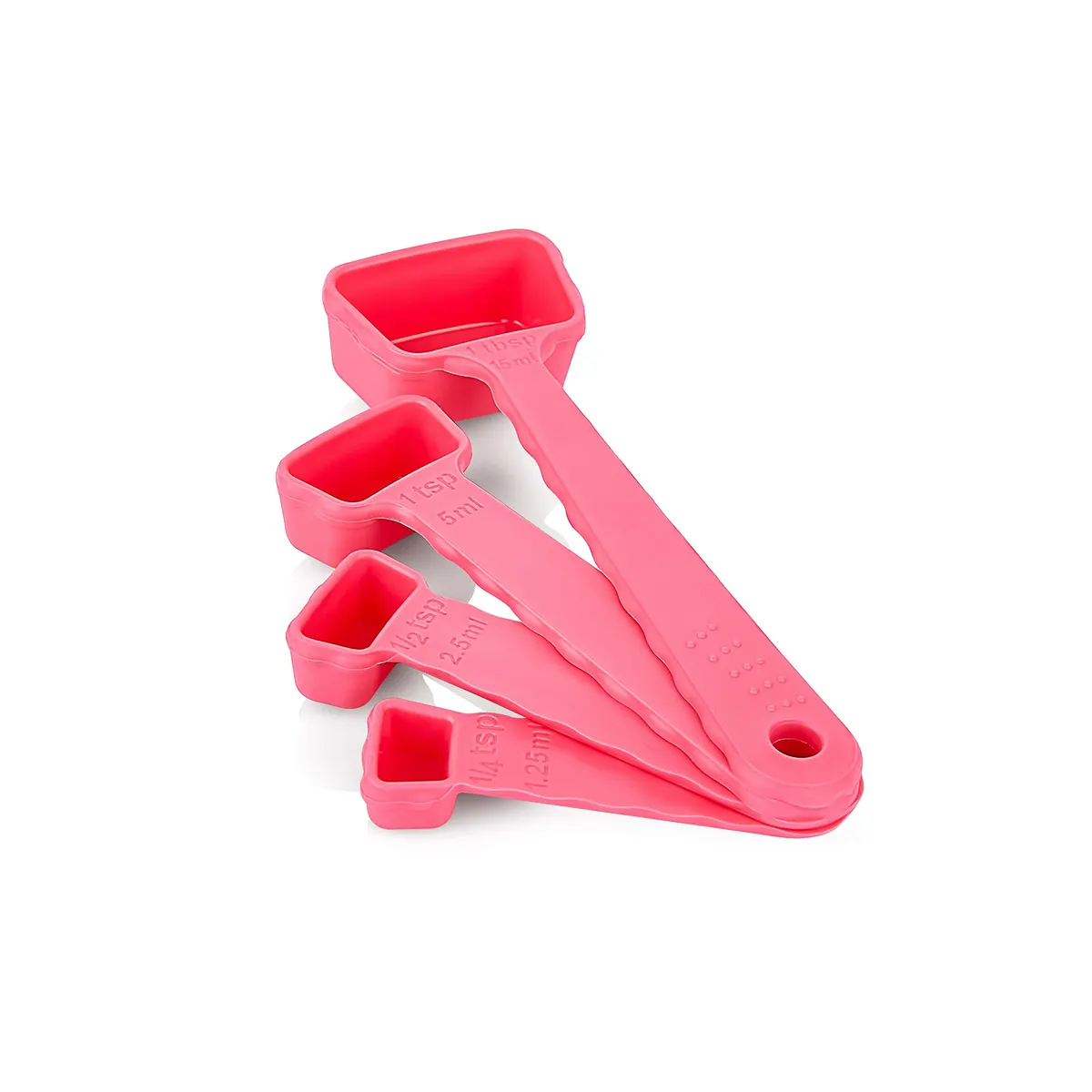 Karalı Plastik Kp-110 4 LÜ ÖLÇÜ Kaşığı 2