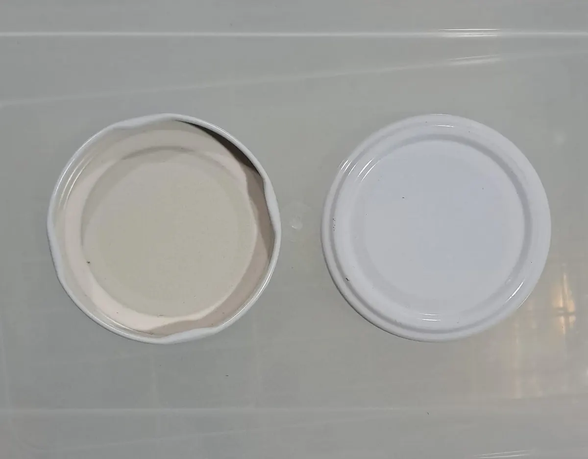 63 mm KAVANOZ KAPAĞI METAL KÜÇÜK BEYAZ