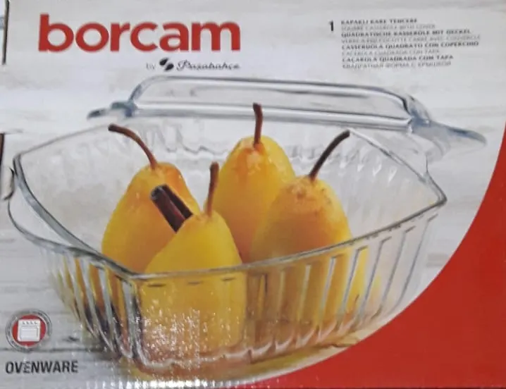 Borcam Kapaklı KARE Tencere 59029 Paşabahçe