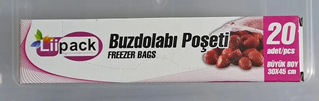 Liipack Buzdolabı Poşeti Büyük BOY