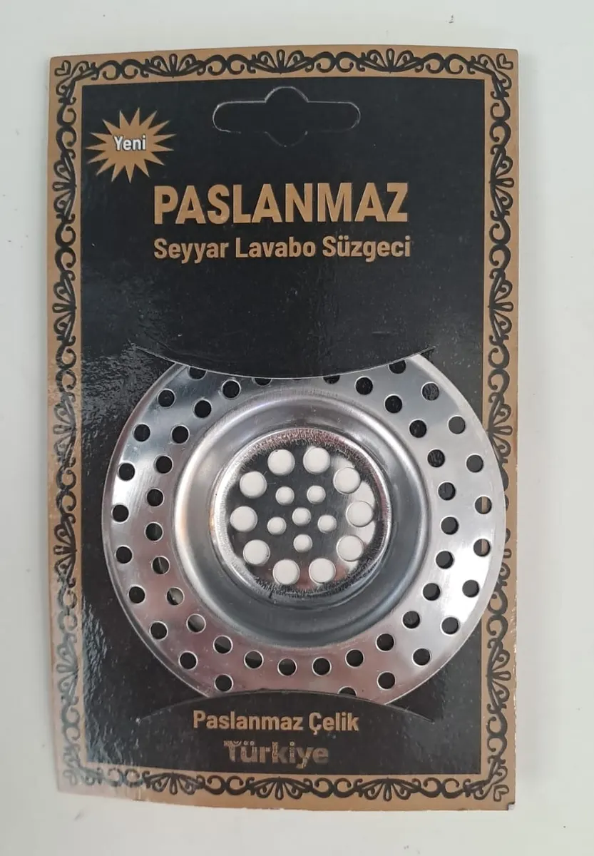 Seyyar Lavabo Süzgeci Metal Küçük 2