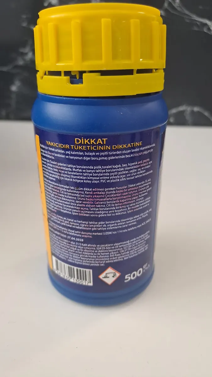 WIEDER DÖK AÇ LAVABO GİDER AÇICI 500 gr 3