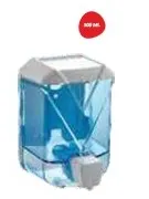ALZ PLASTİK SIVI SABUNLUK - ŞEFFAF MAVİ 500 cc ( 3420-1 ) 2