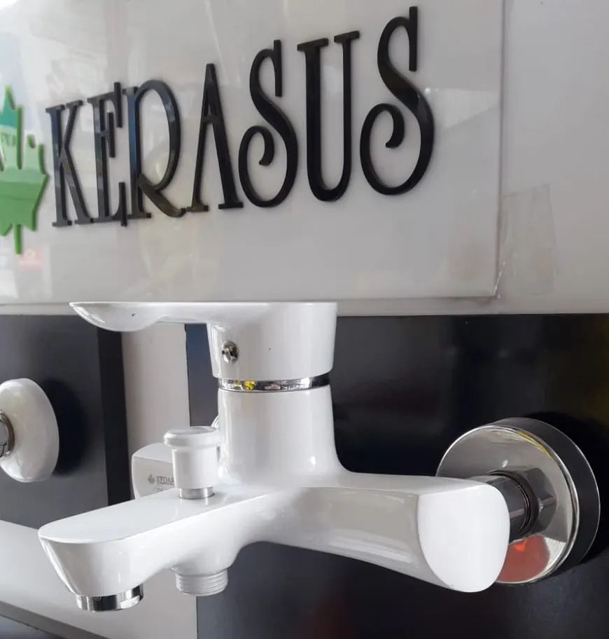 Kerasus Space Serisi - MİX Banyo Bataryası - Beyaz RENK 2