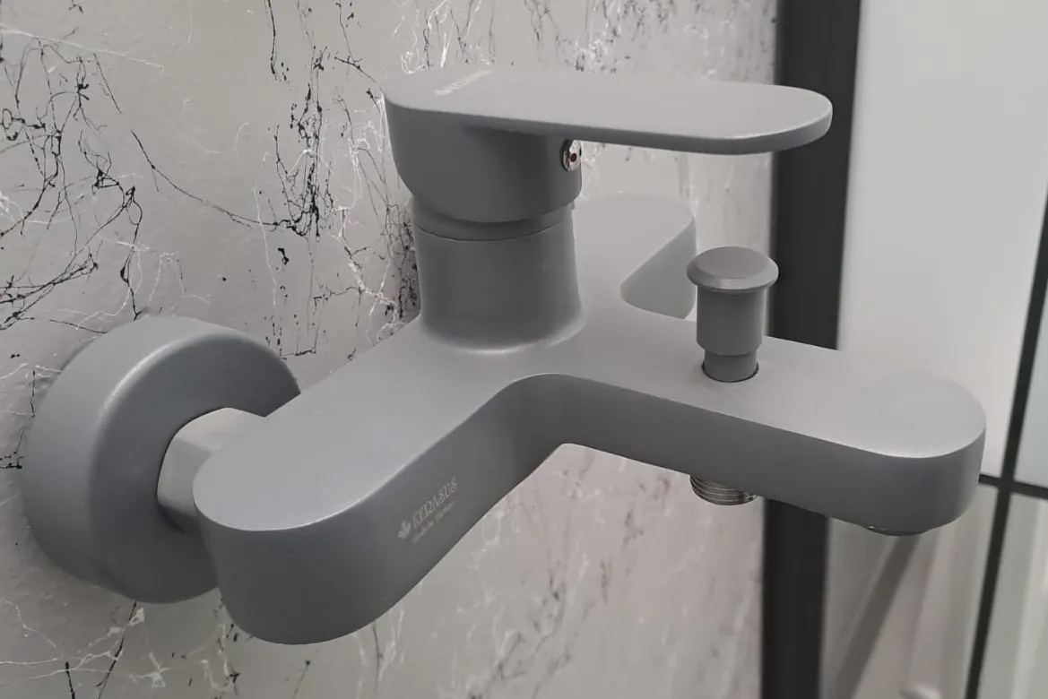 Kerasus Elvin Serisi - MİX Banyo Bataryası 35Ø Antrasit GRİ 2