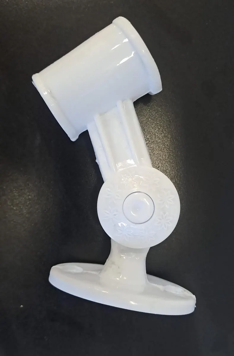 DUŞ Mafsalı - Plastik Ayarlı ÇIT Çıtlı Beyaz 2