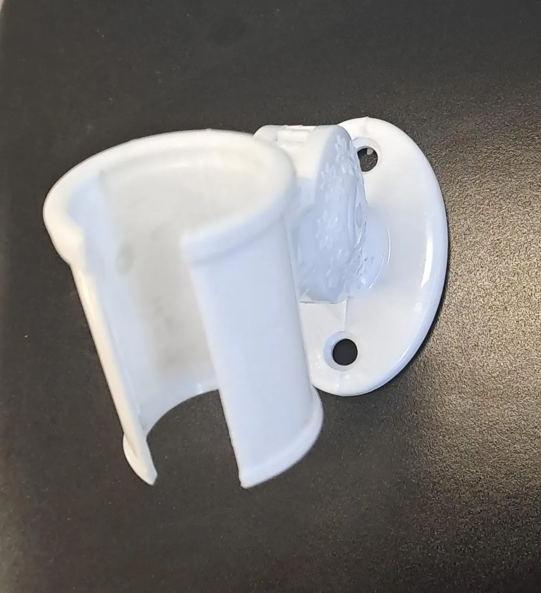 DUŞ Mafsalı - Plastik Ayarlı ÇIT Çıtlı Beyaz 3