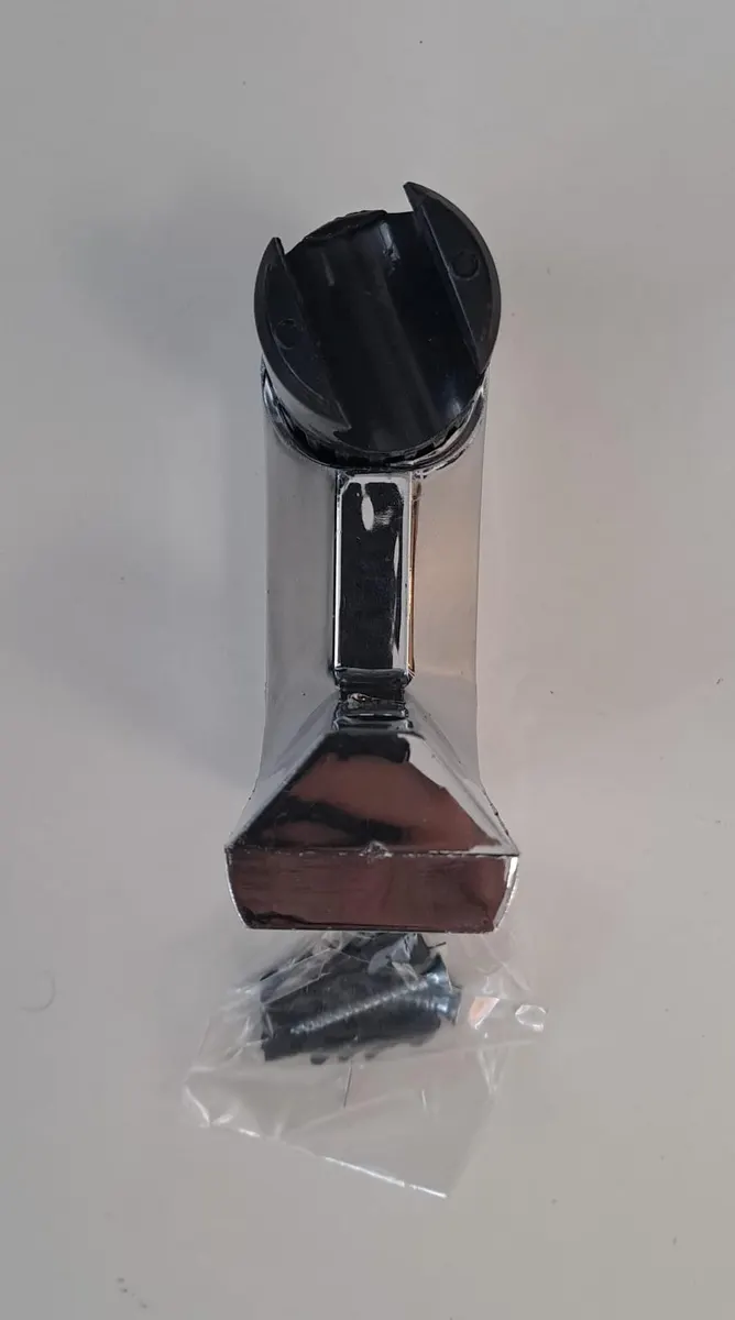 DUŞ Mafsalı - Plastik Hareketli Krom/siyah L TİPİ 3
