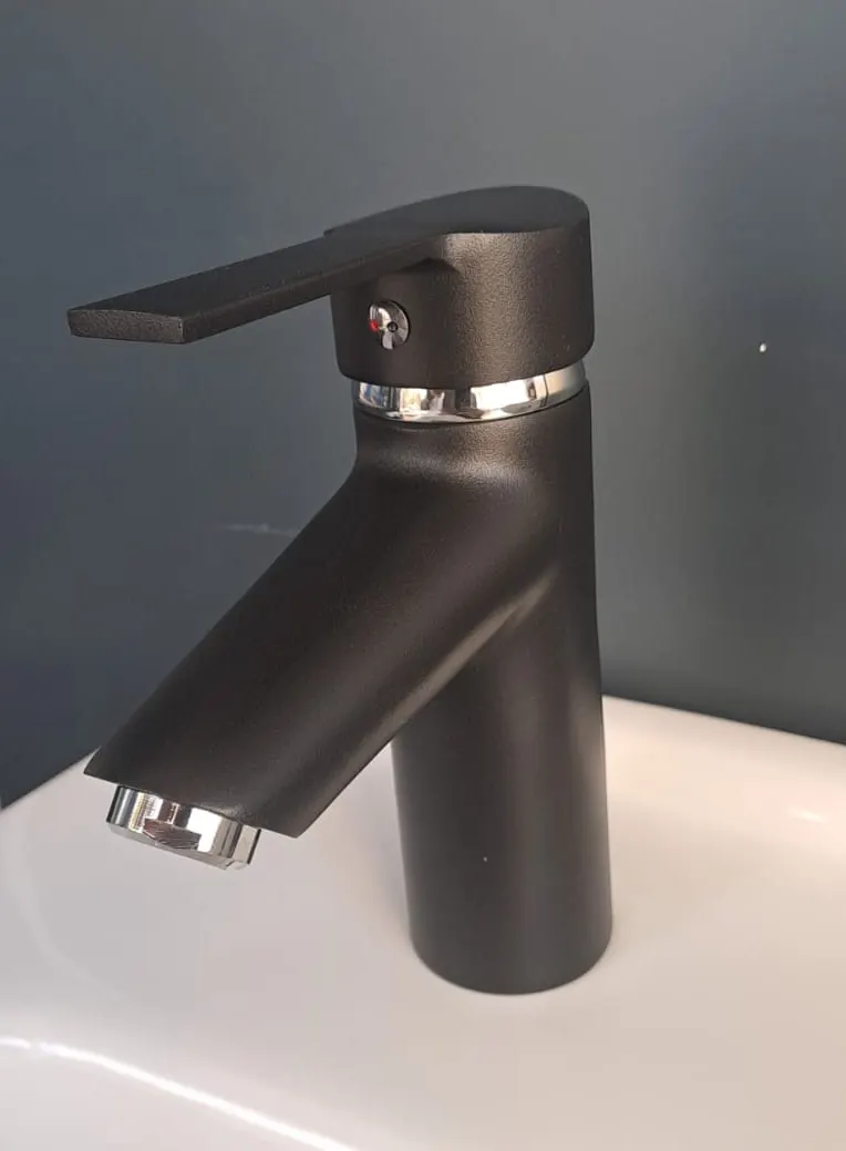 Kerasus Platınum Serisi - MİX Lavabo Bataryası 40Ø - MAT Siyah
