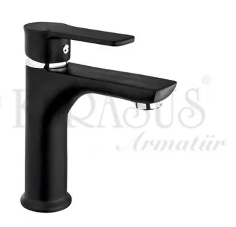 Kerasus Cosmos Serisi - MİX Lavabo Bataryası 35Ø MAT Siyah