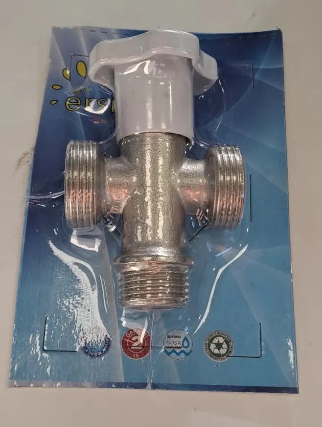 ÇİFT Çıkışlı Taksimat Musluğu Kumlama EKO