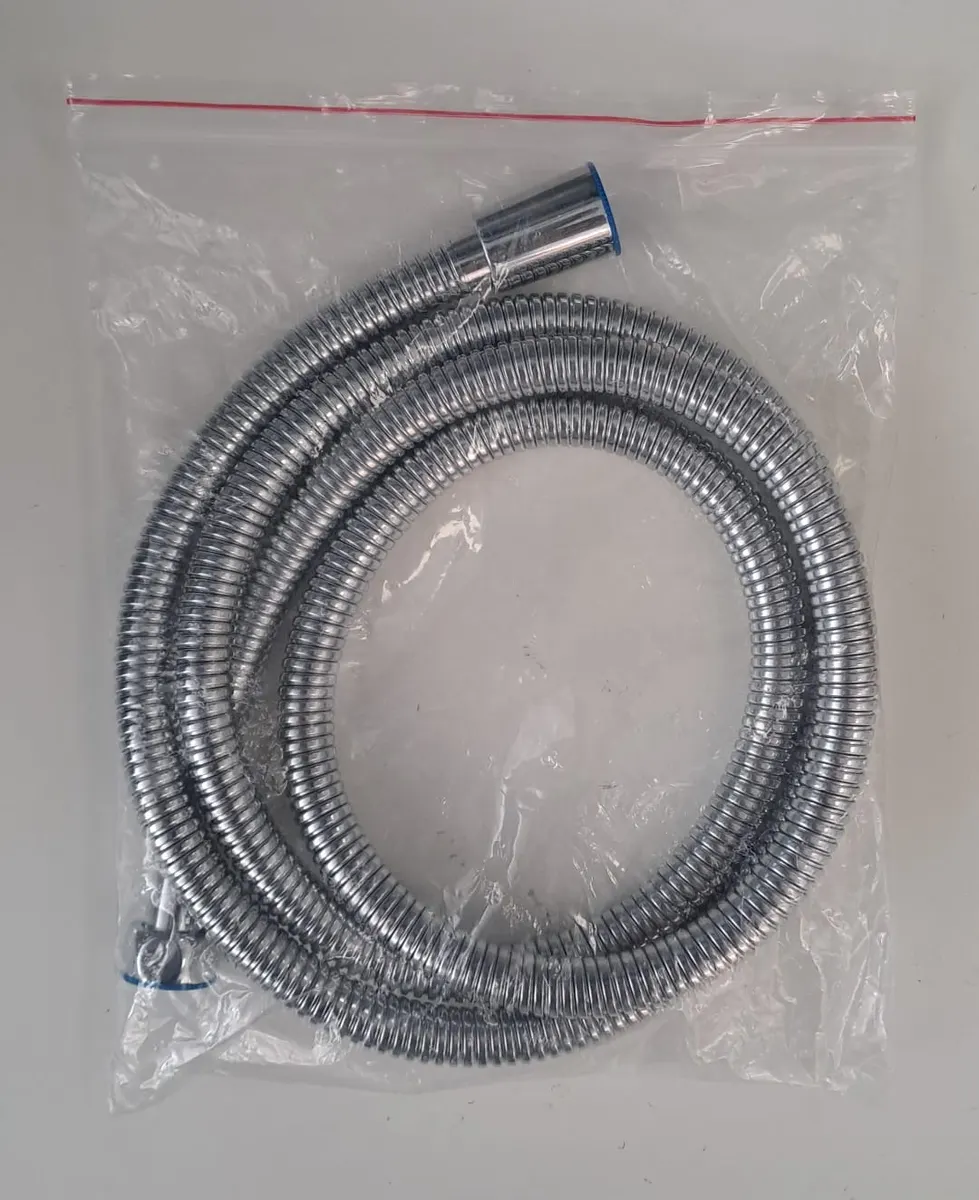 SPİRAL DUŞ HORTUMU LÜX ÇELİK ÖRGÜLÜ METAL SOMUNLU 150 - 170cm 2