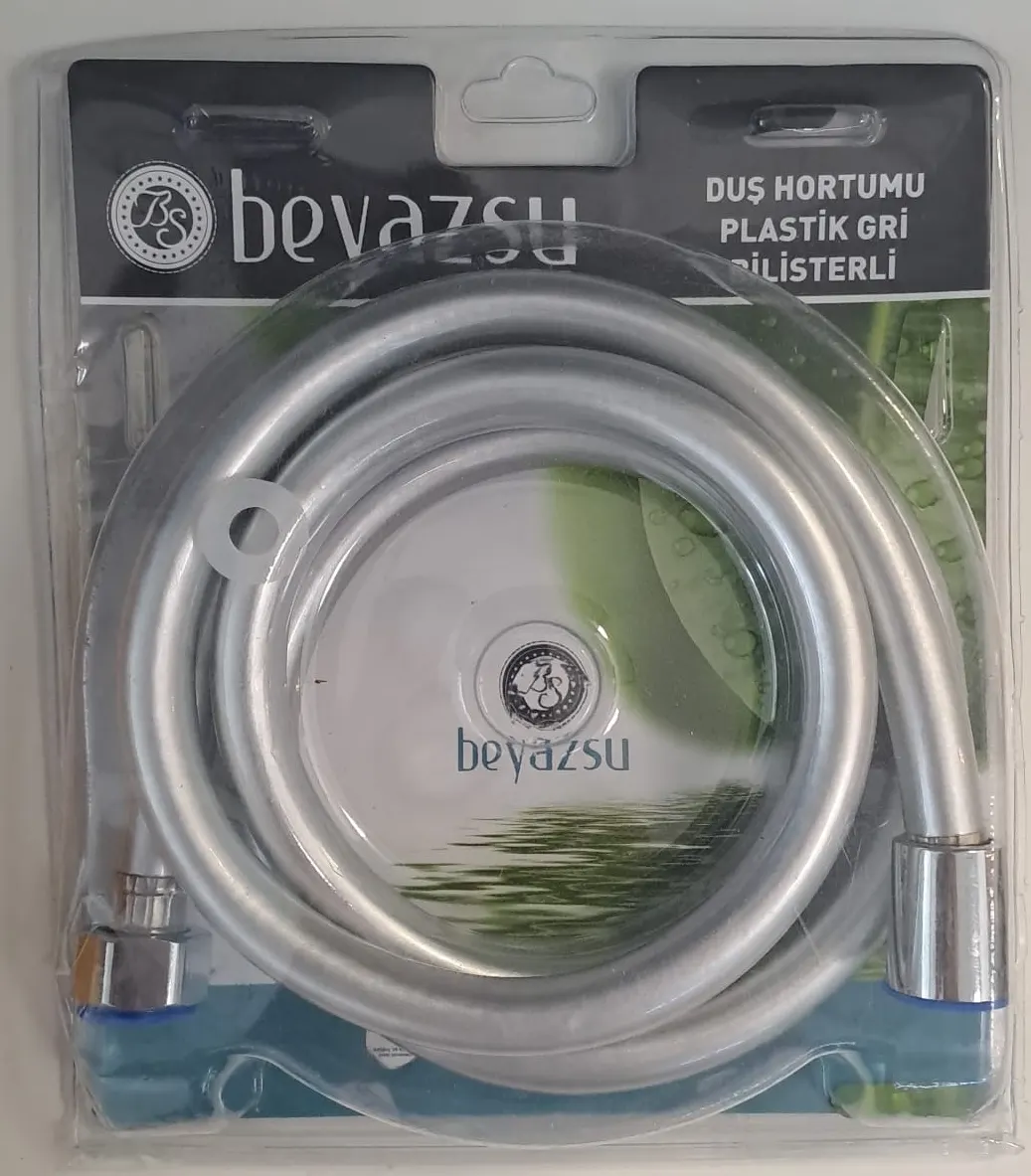 Beyazsu DUŞ Hortumu Plastik GRİ - Blister Ambalaj 2