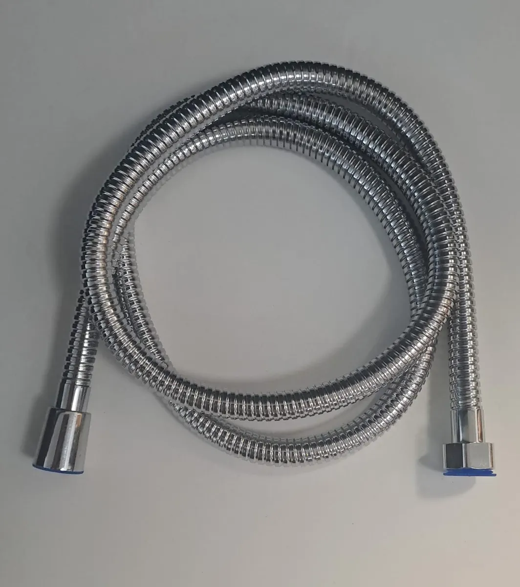SPİRAL DUŞ HORTUMU 360 DERECE LÜX ÇELİK ÖRGÜLÜ METAL SOMUNLU 150 - 170cm 3
