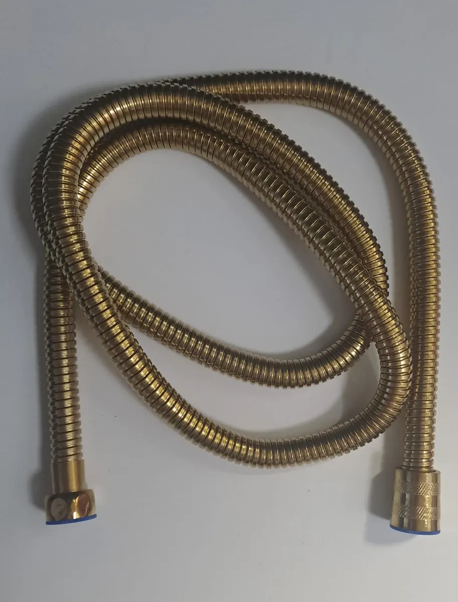 SPİRAL DUŞ HORTUMU 150 cm - GOLD ( ALTIN ) - EKONOMİK ÜRÜNDÜR
