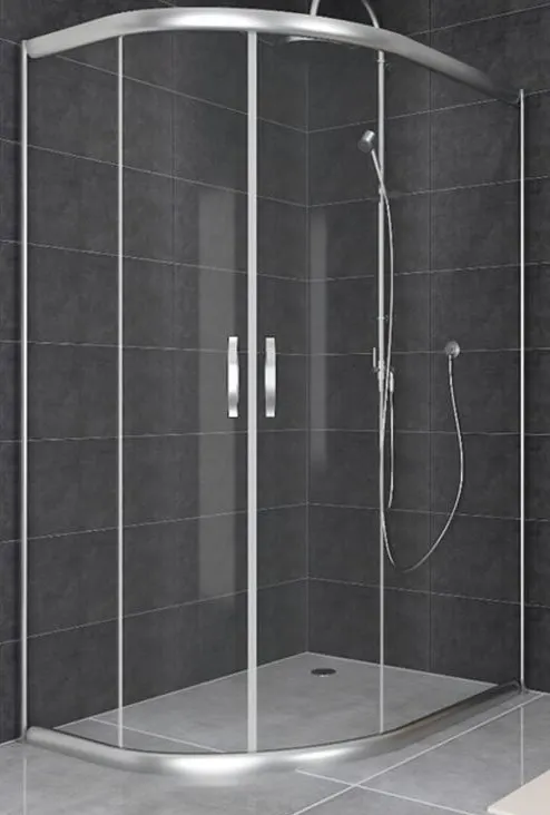 DUŞAKABİN 6mm CAM OVAL 110X110 cm H:190cm
