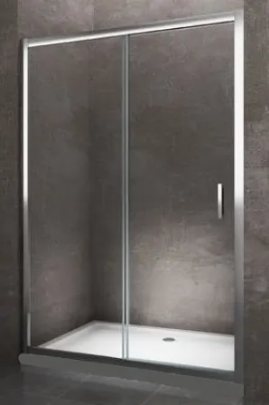 DUŞAKABİN 6mm CAM 1 SABİT 1 ÇALIŞIR 141-150 cm H:190cm