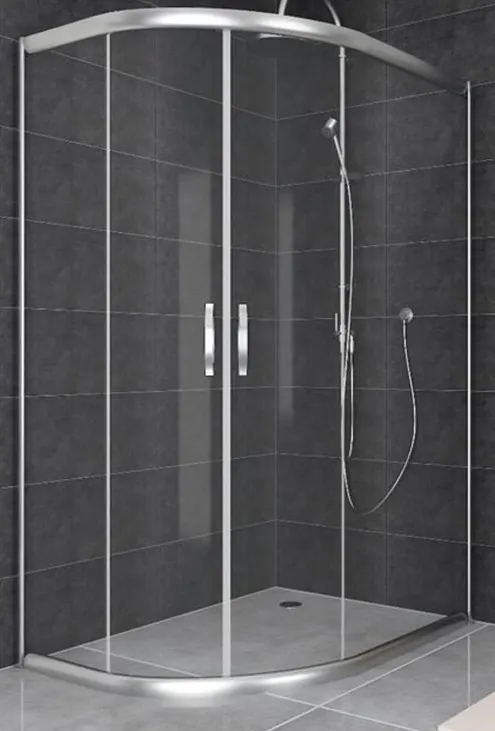 DUŞAKABİN 6mm CAM OVAL 90X90 cm H:190cm