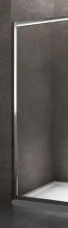 DUŞAKABİN 6mm CAM YAN PANEL 61-80 cm H:190cm - ŞEFFAF