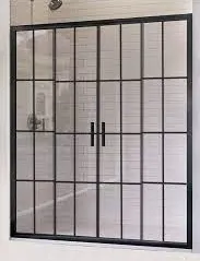 DUŞAKABİN 6mm CAM 2 SABİT 2 ÇALIŞIR 140-160 cm H:190cm - SARUN YAPI MARKET A.Ş. - KAROLAJ