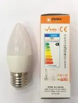 Osaka E27 DUY BUJİ LED Ampul 7W 630 LM Beyaz IŞIK 3