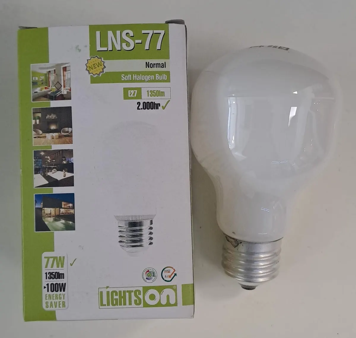 LIGHTSON SOFT HALOJEN AMPÜL 77 WATT 1350lm E27 DUY 3000K